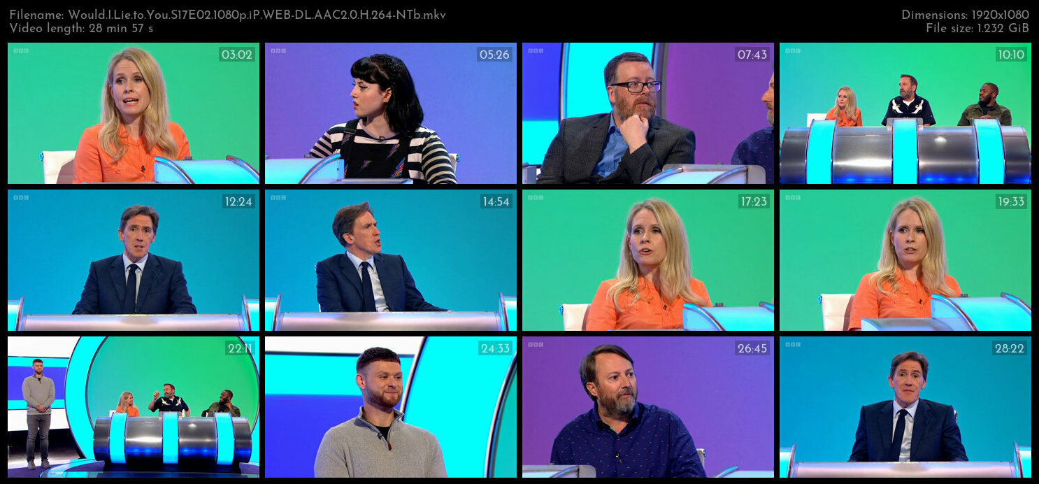 Would I Lie to You S17E02 1080p iP WEB DL AAC2 0 H 264 NTb TGx