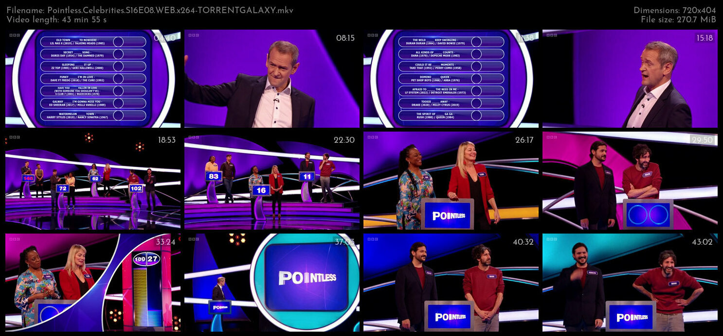 Pointless Celebrities S16E08 WEB x264 TORRENTGALAXY