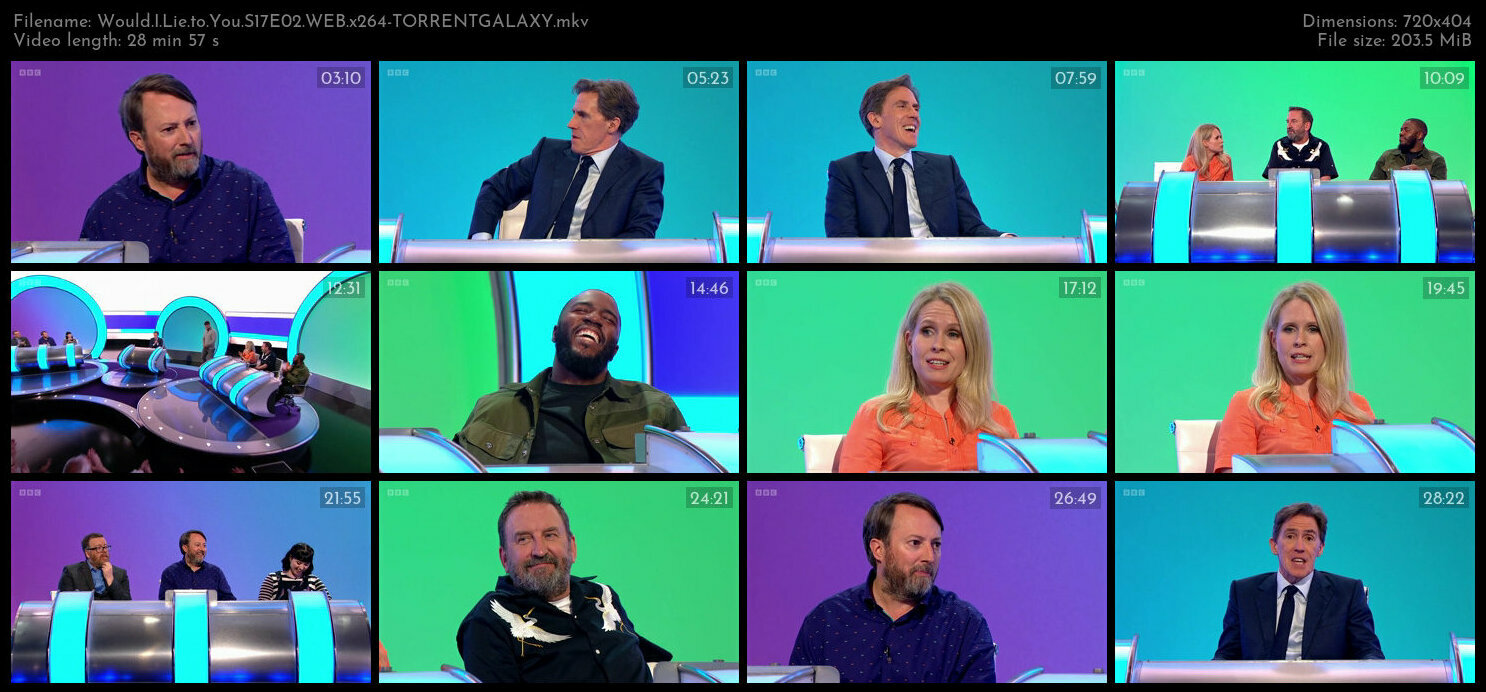 Would I Lie to You S17E02 WEB x264 TORRENTGALAXY