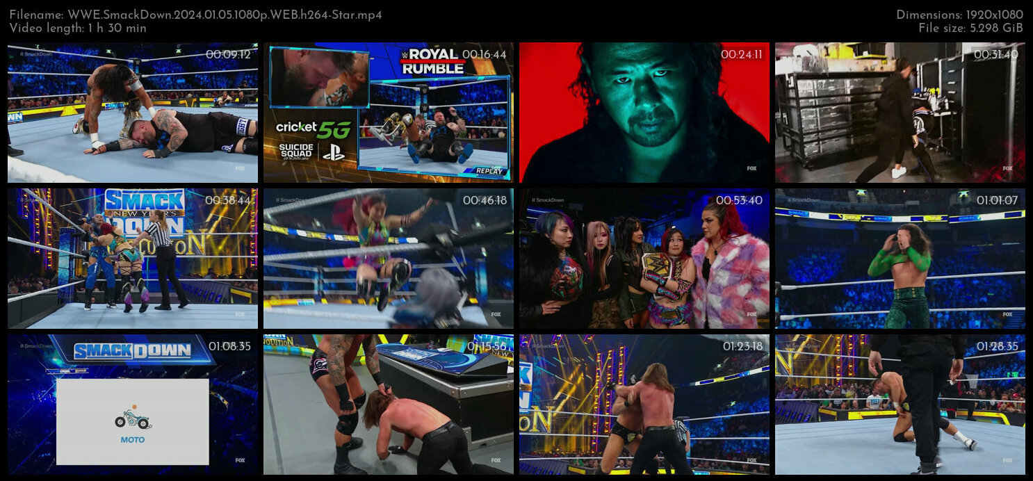 WWE SmackDown 2024 01 05 1080p WEB h264 Star TGx