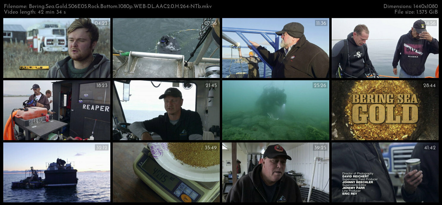 Bering Sea Gold S06E05 Rock Bottom 1080p WEB DL AAC2 0 H 264 NTb TGx