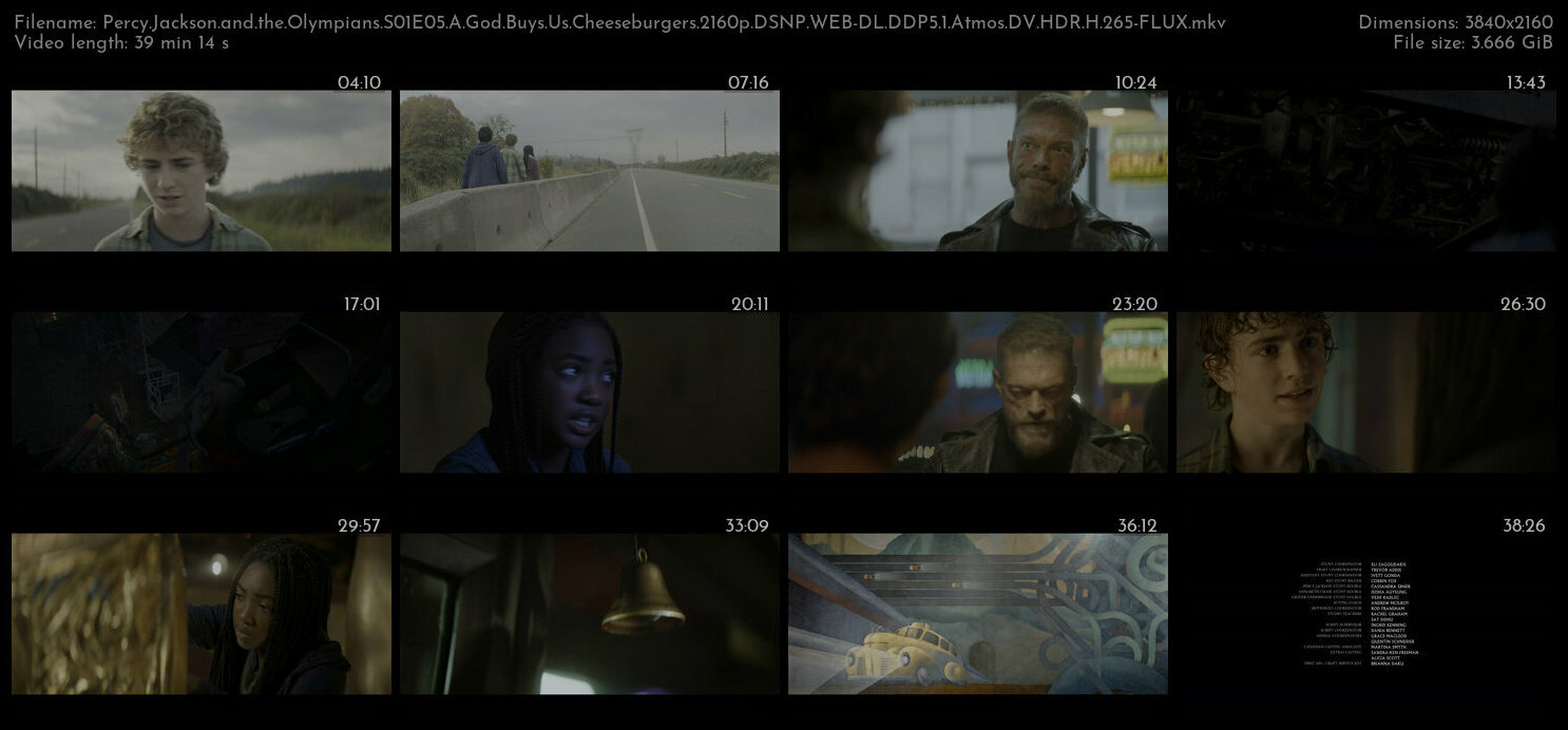 Percy Jackson and the Olympians S01E05 A God Buys Us Cheeseburgers 2160p DSNP WEB DL DDP5 1 Atmos DV