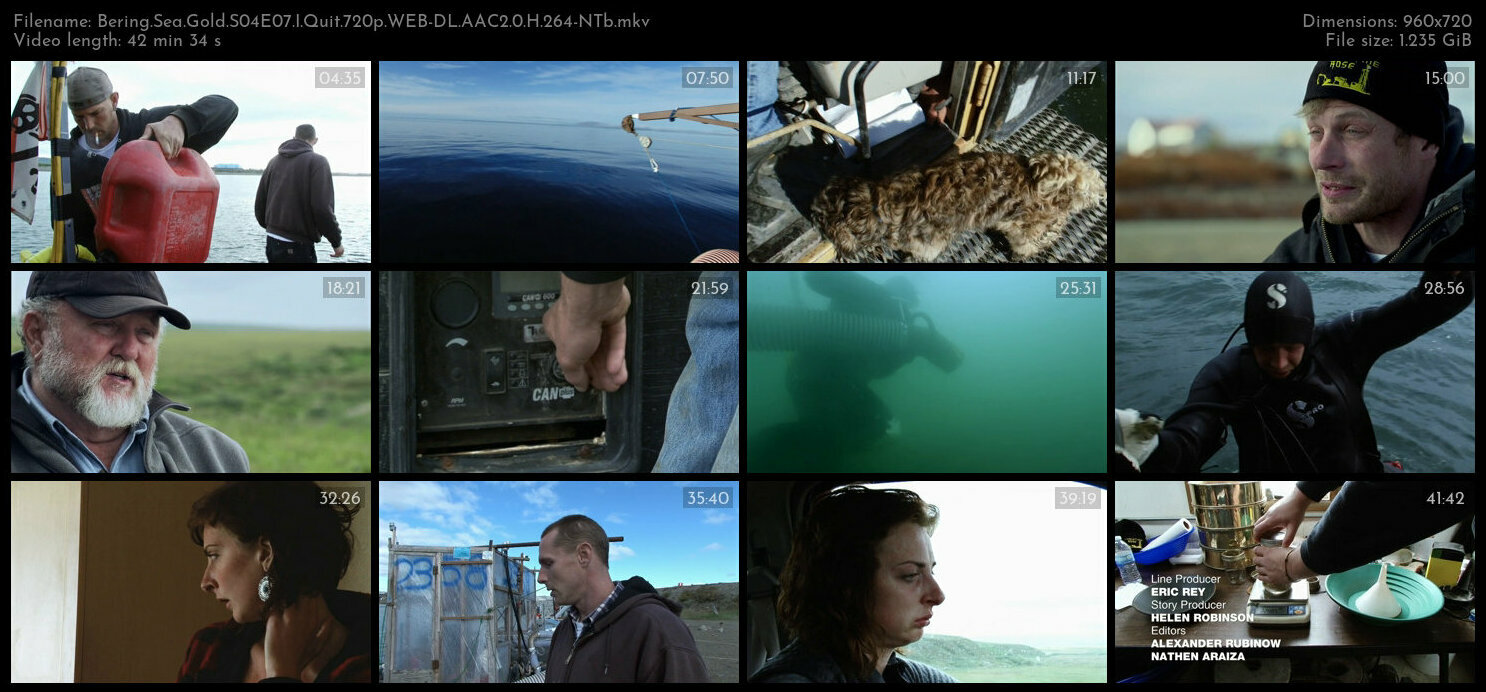 Bering Sea Gold S04E07 I Quit 720p WEB DL AAC2 0 H 264 NTb TGx