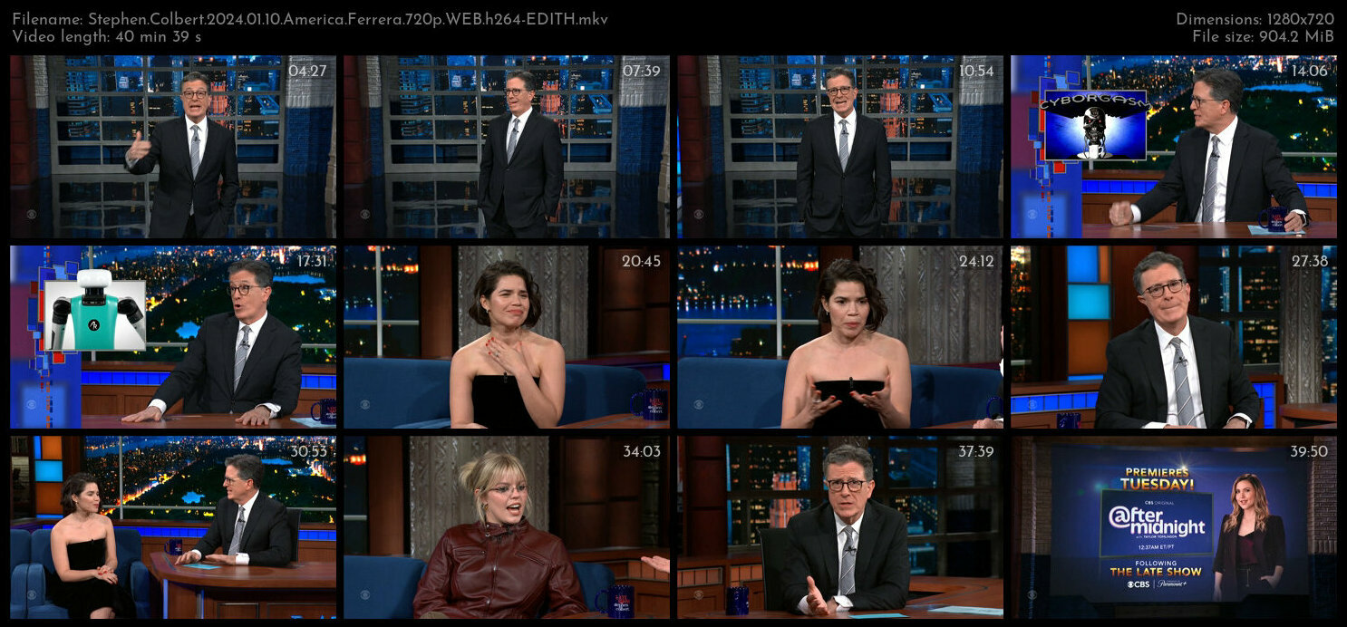 Stephen Colbert 2024 01 10 America Ferrera 720p WEB h264 EDITH TGx