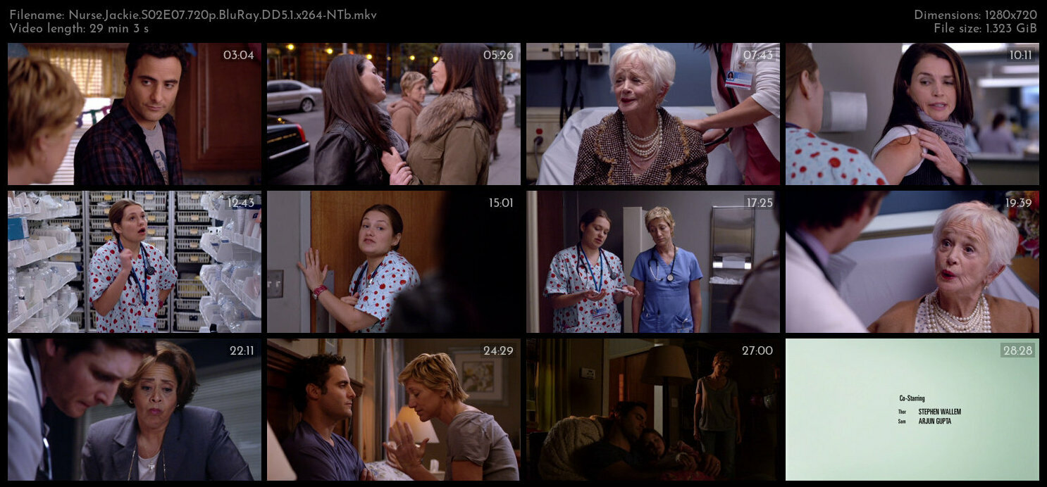 Nurse Jackie S02E07 720p BluRay DD5 1 x264 NTb TGx