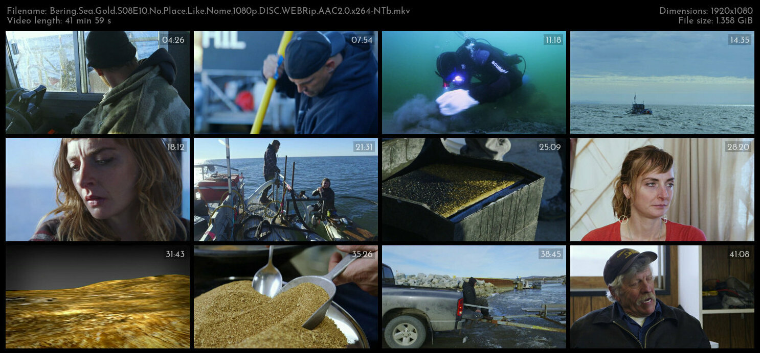 Bering Sea Gold S08E10 No Place Like Nome 1080p DISC WEBRip AAC2 0 x264 NTb TGx