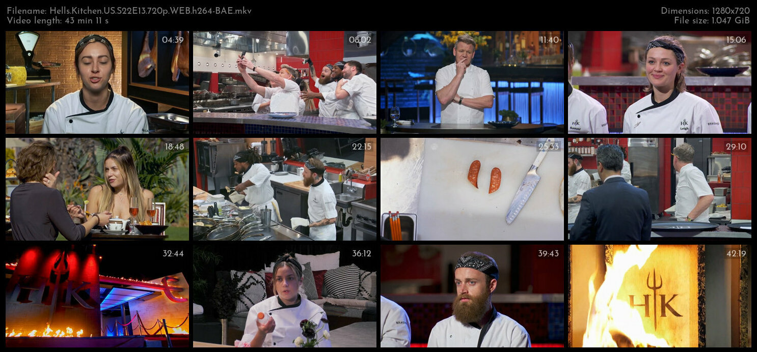 Hells Kitchen US S22E13 720p WEB h264 BAE TGx