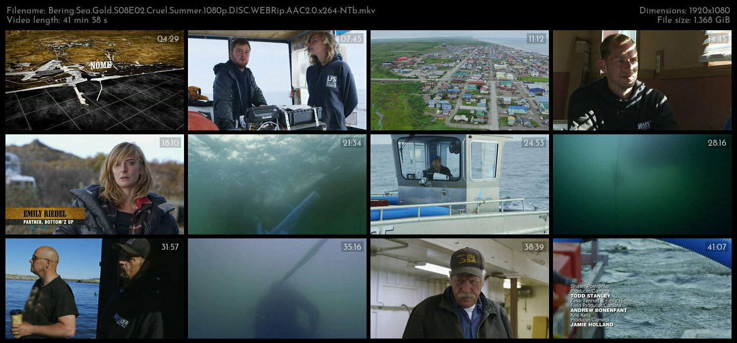 Bering Sea Gold S08E02 Cruel Summer 1080p DISC WEBRip AAC2 0 x264 NTb TGx
