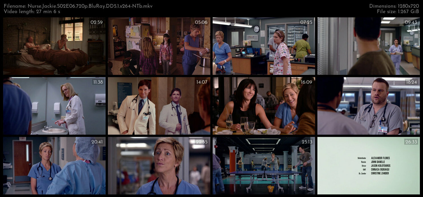 Nurse Jackie S02E06 720p BluRay DD5 1 x264 NTb TGx