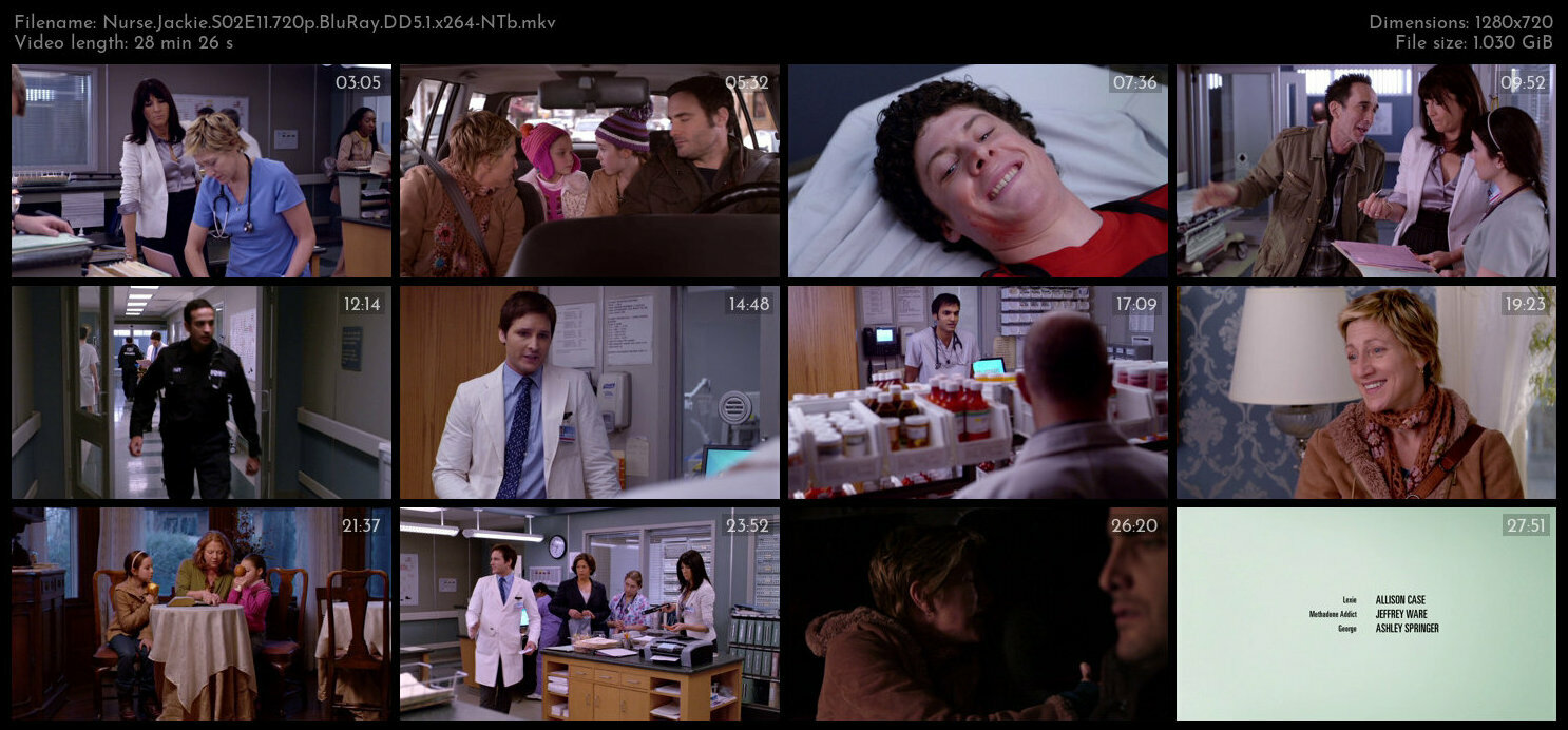 Nurse Jackie S02E11 720p BluRay DD5 1 x264 NTb TGx