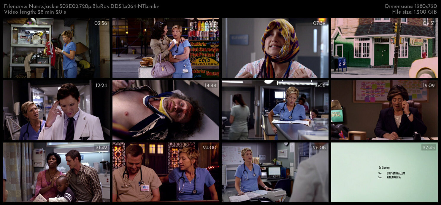 Nurse Jackie S02E02 720p BluRay DD5 1 x264 NTb TGx