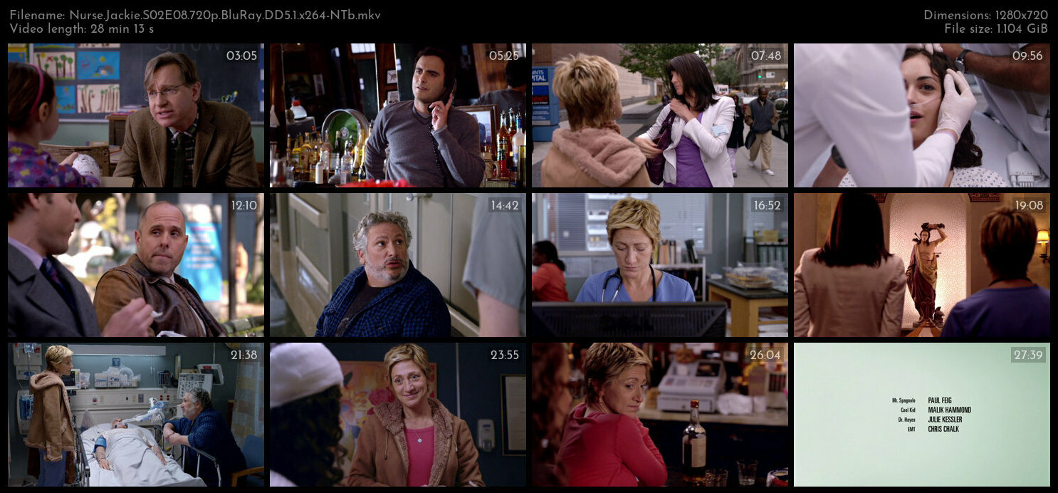 Nurse Jackie S02E08 720p BluRay DD5 1 x264 NTb TGx