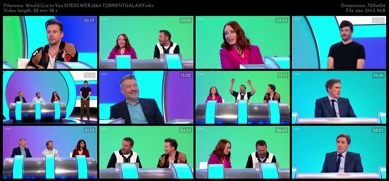 Would I Lie to You S17E03 WEB x264 TORRENTGALAXY