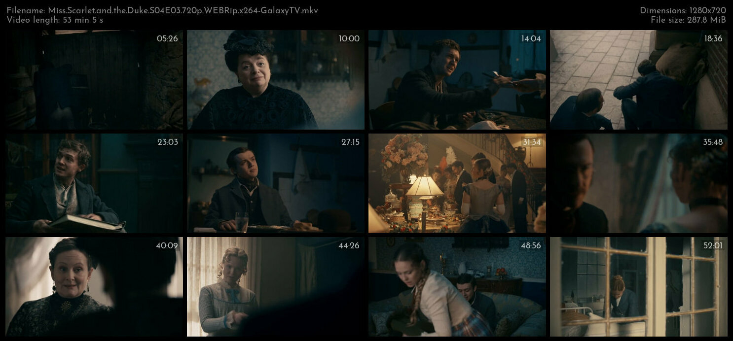 Miss Scarlet and the Duke S04 COMPLETE 720p WEBRip x264 GalaxyTV