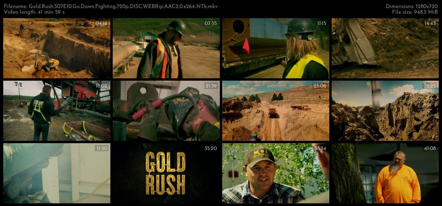 Gold Rush S07E10 Go Down Fighting 720p DISC WEBRip AAC2 0 x264 NTb TGx