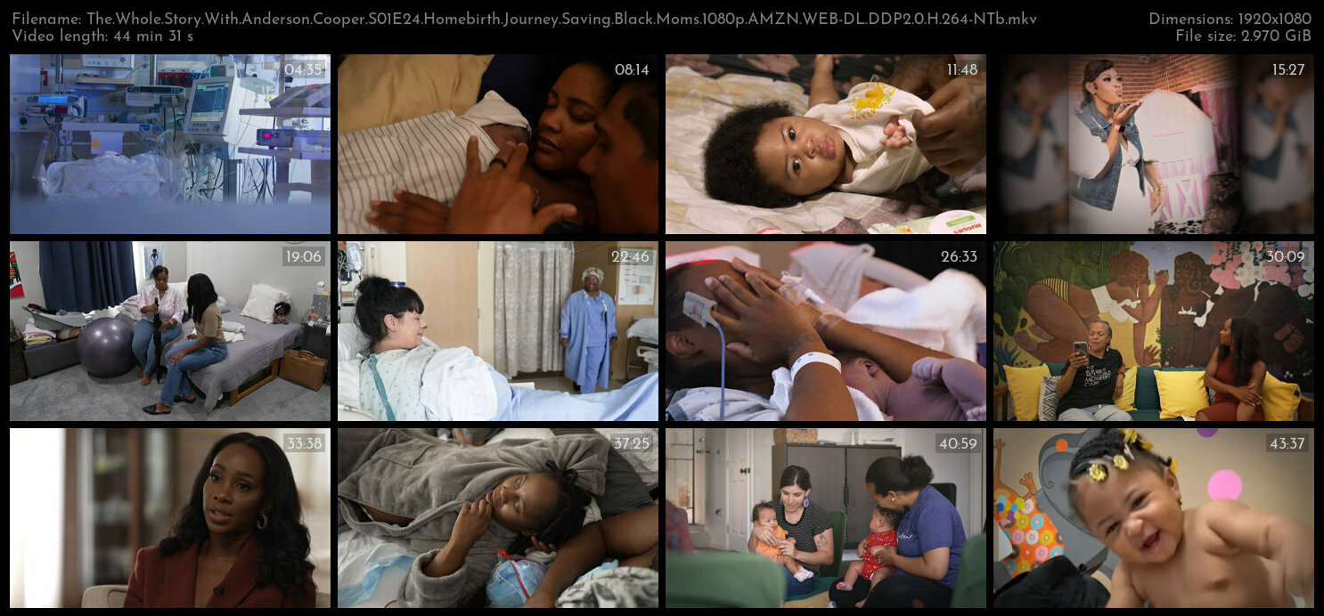 The Whole Story With Anderson Cooper S01E24 Homebirth Journey Saving Black Moms 1080p AMZN WEB DL DD