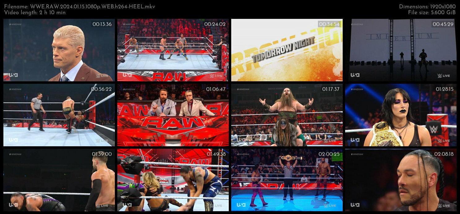 WWE RAW 2024 01 15 1080p WEB h264 HEEL TGx