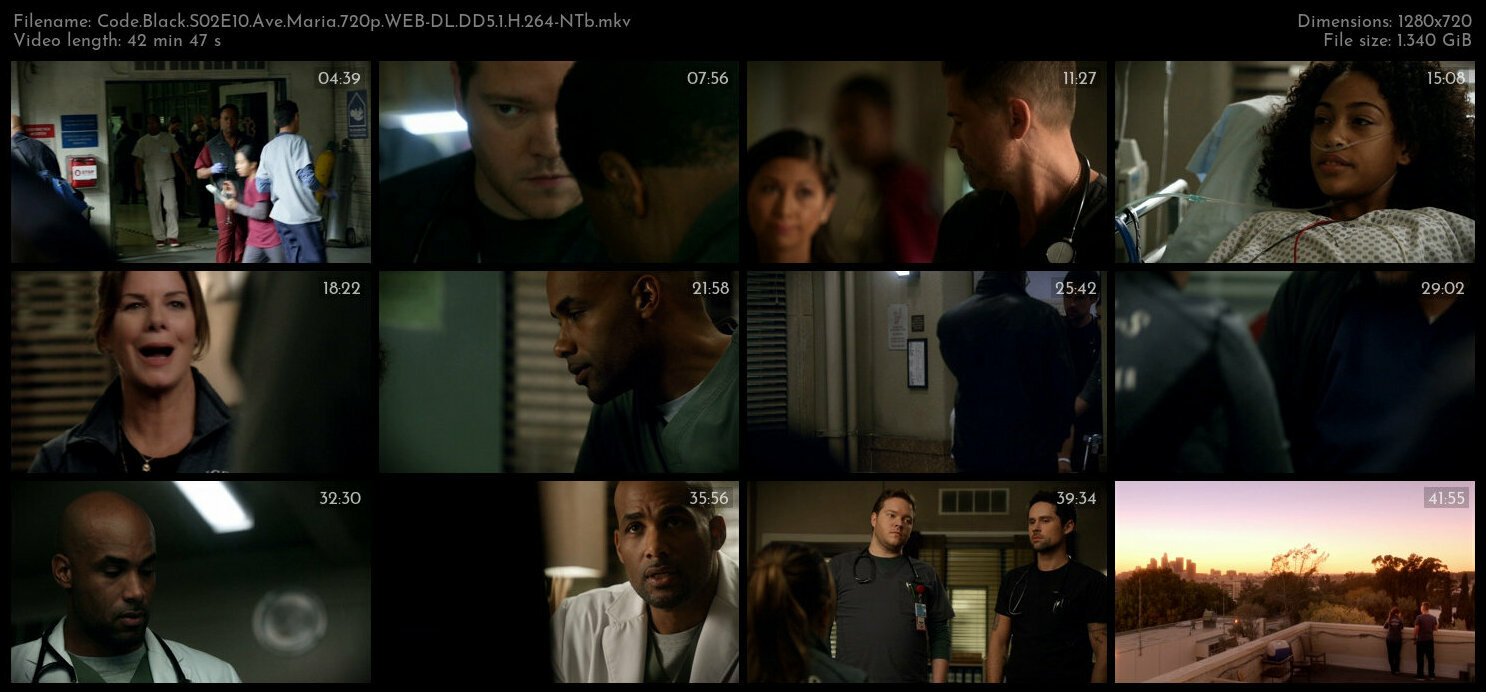 Code Black S02E10 Ave Maria 720p WEB DL DD5 1 H 264 NTb TGx