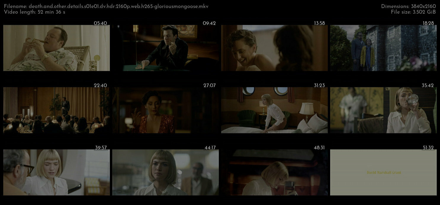 Death and Other Details S01E01 DV HDR 2160p WEB H265 GloriousMongoose TGx