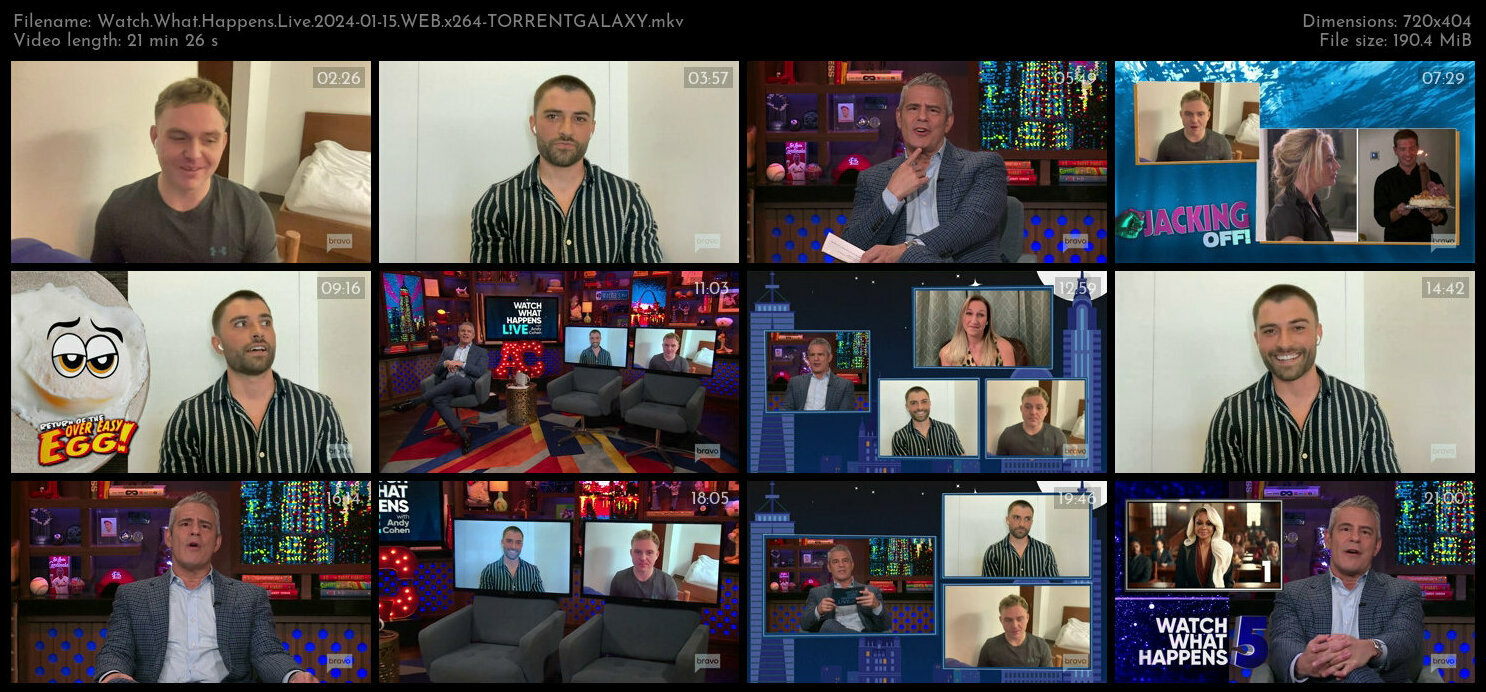 Watch What Happens Live 2024 01 15 WEB x264 TORRENTGALAXY