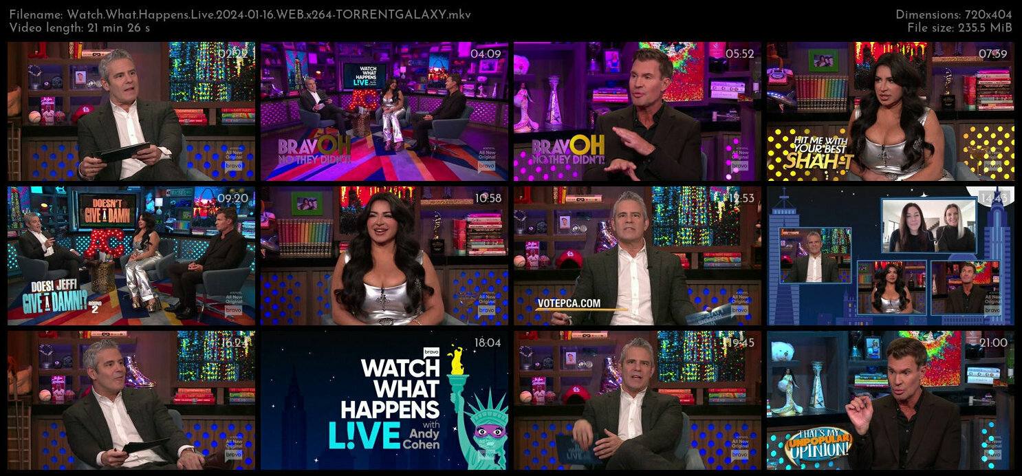 Watch What Happens Live 2024 01 16 WEB x264 TORRENTGALAXY