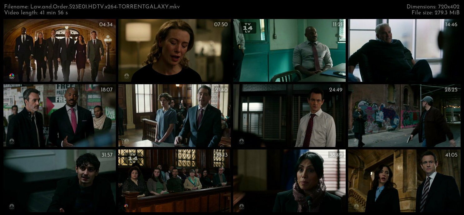 Law and Order S23E01 HDTV x264 TORRENTGALAXY