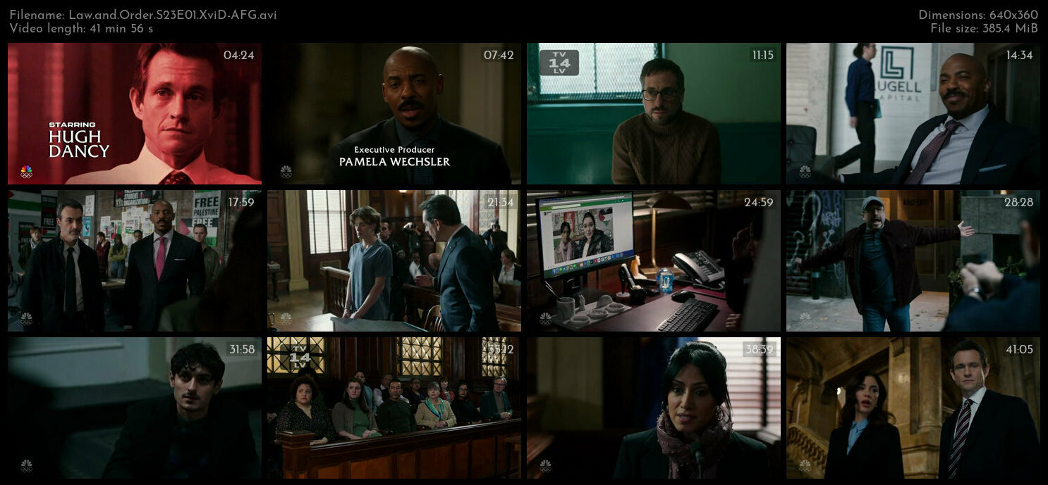 Law and Order S23E01 XviD AFG TGx