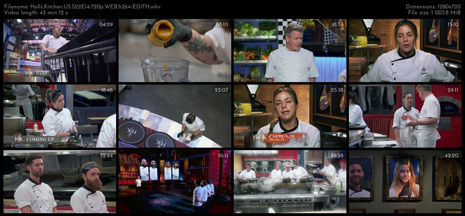 Hells Kitchen US S22E14 720p WEB h264 EDITH TGx