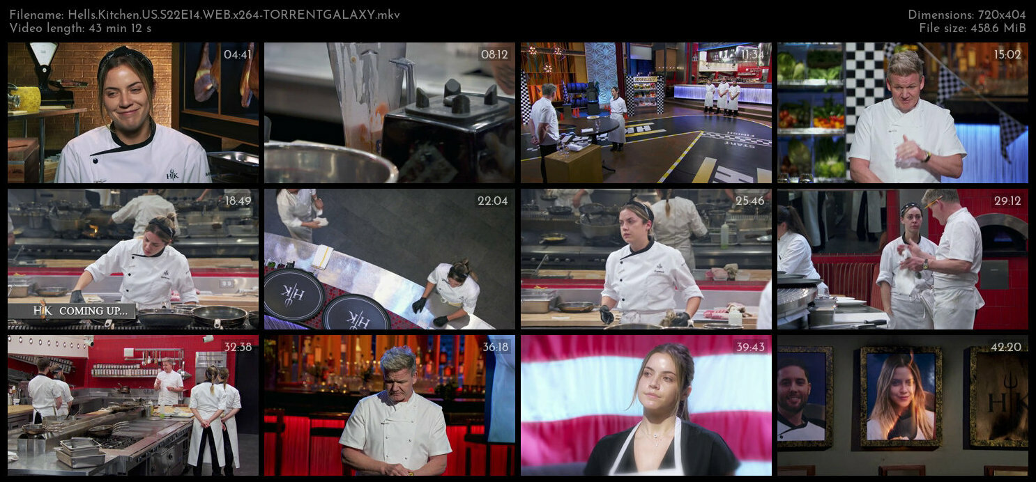 Hells Kitchen US S22E14 WEB x264 TORRENTGALAXY