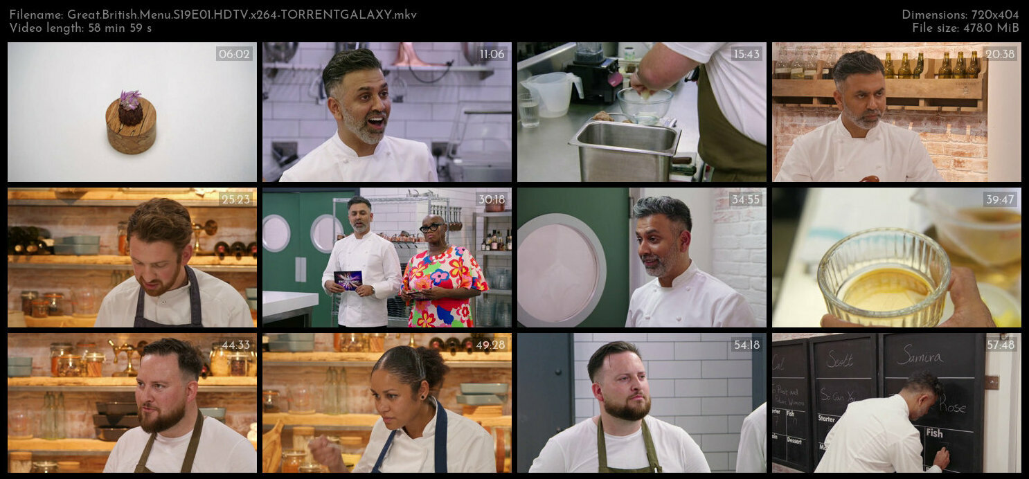 Great British Menu S19E01 HDTV x264 TORRENTGALAXY