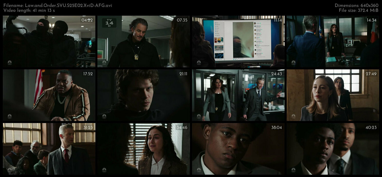 Law and Order SVU S25E02 XviD AFG TGx
