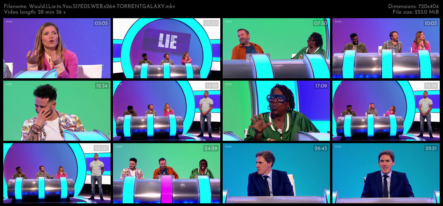 Would I Lie to You S17E05 WEB x264 TORRENTGALAXY