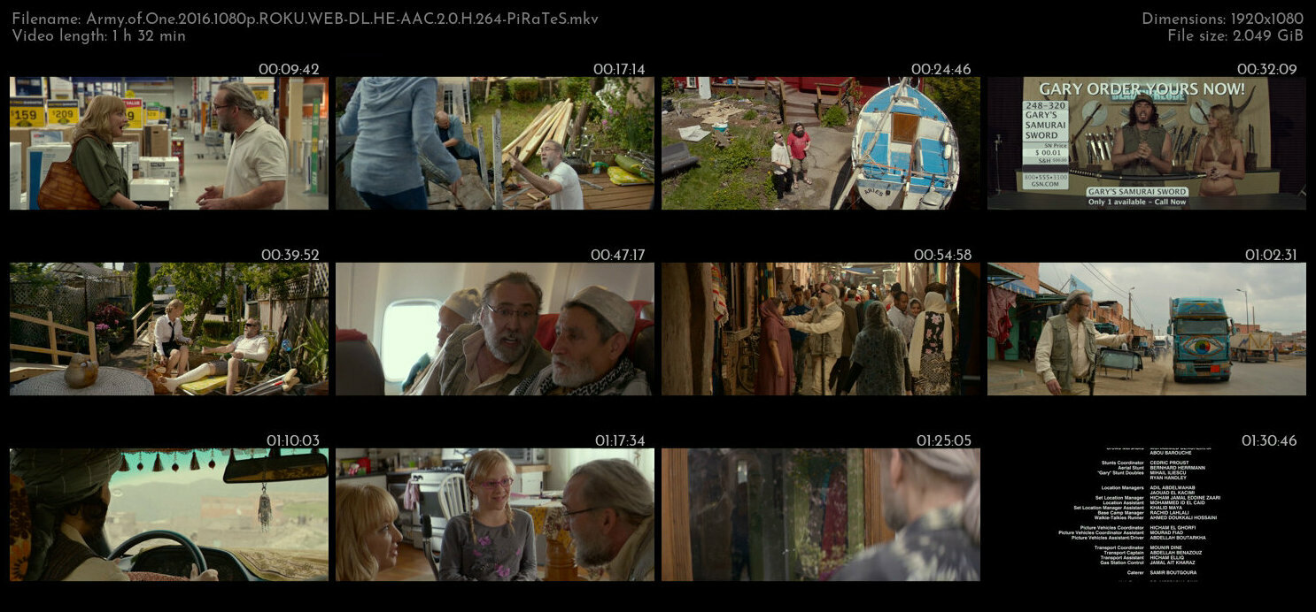 Army of One 2016 1080p ROKU WEB DL HE AAC 2 0 H 264 PiRaTeS TGx