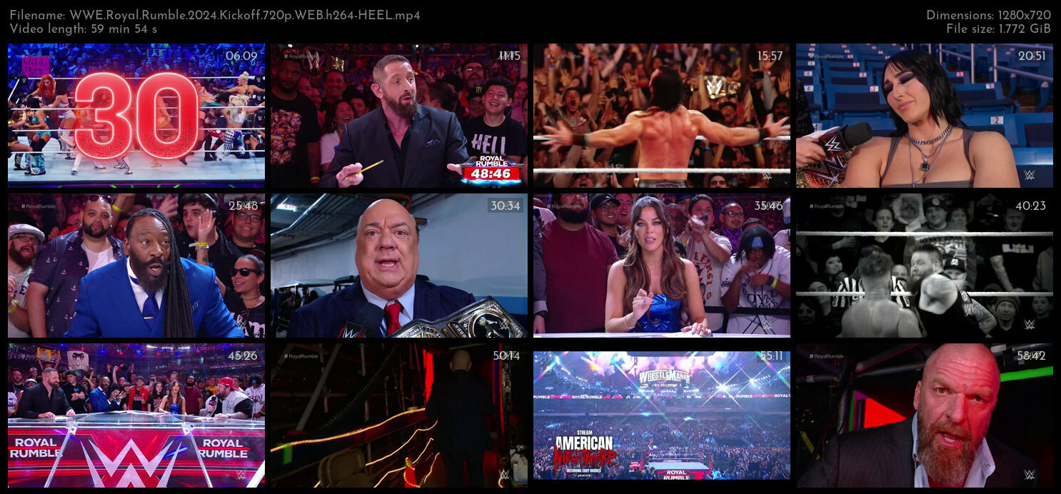 WWE Royal Rumble 2024 Kickoff 720p WEB h264 HEEL TGx
