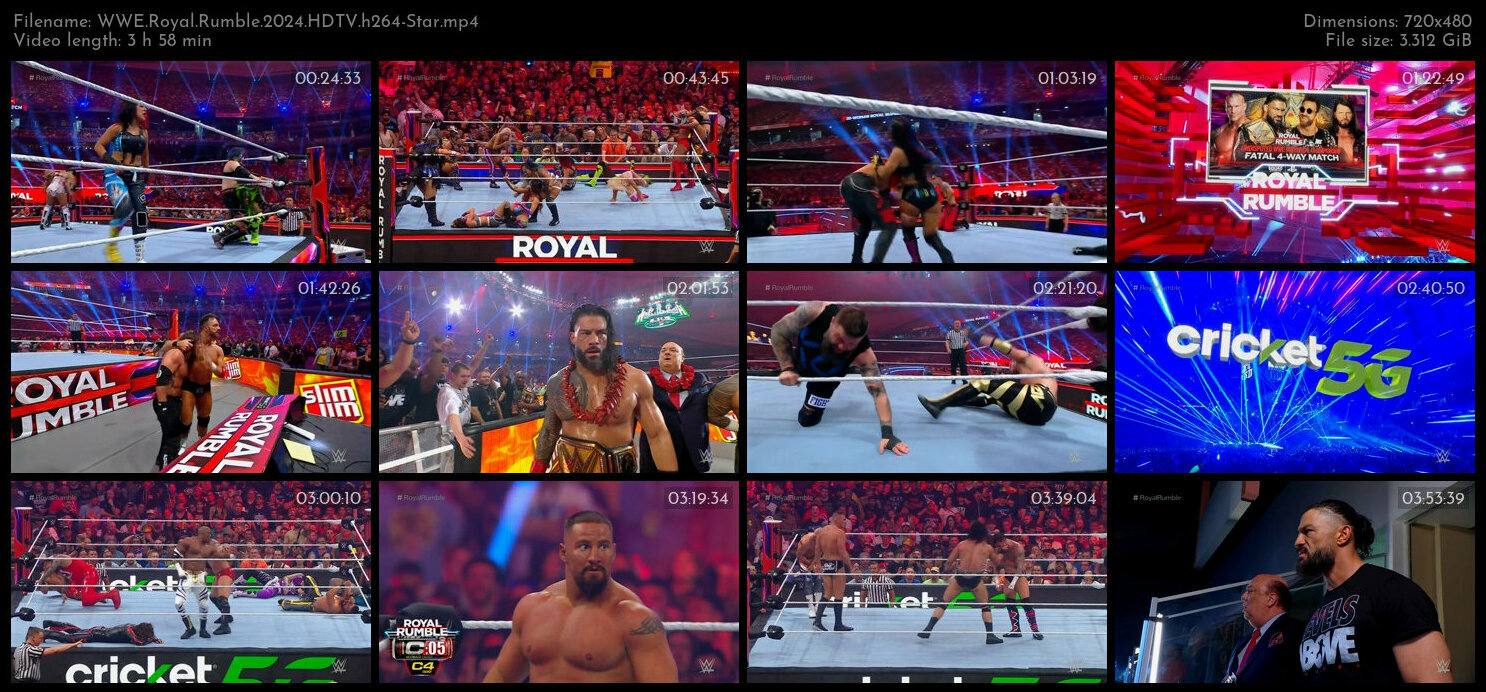 WWE Royal Rumble 2024 HDTV h264 Star TGx