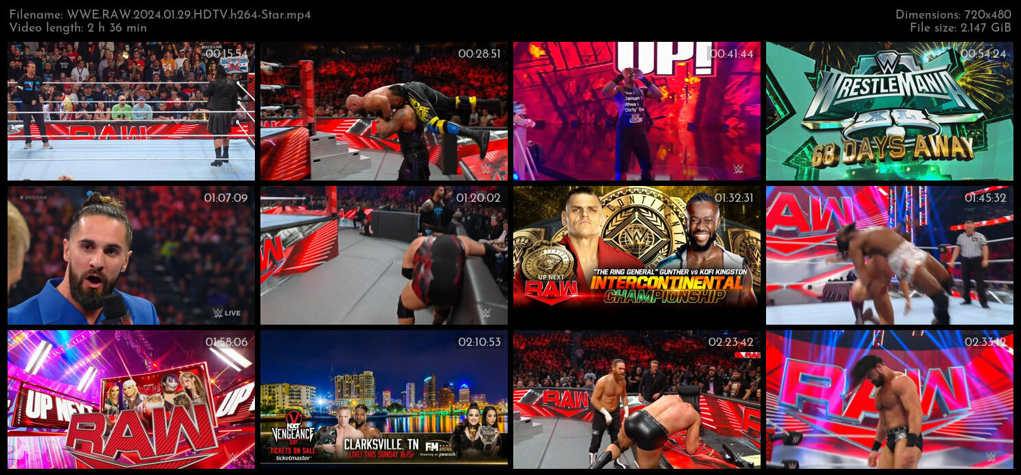 WWE RAW 2024 01 29 HDTV h264 Star TGx