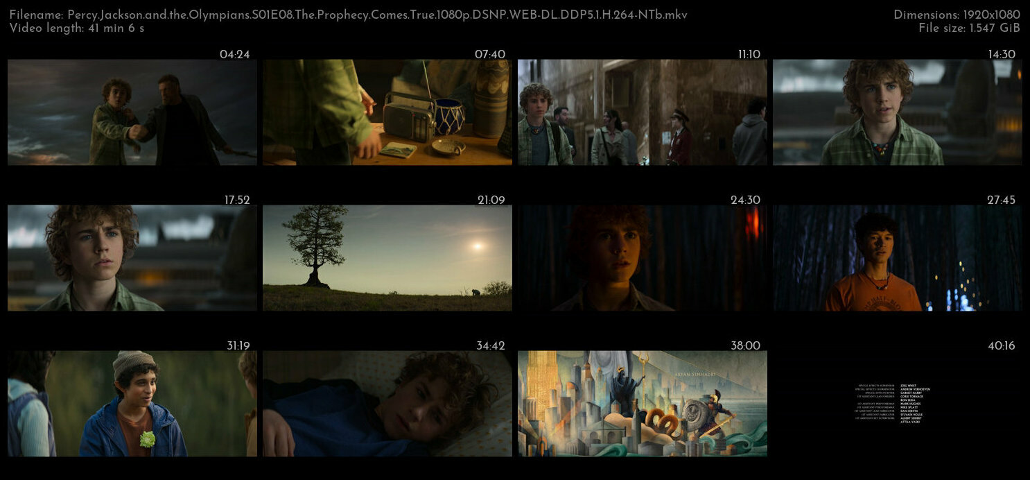 Percy Jackson and the Olympians S01E08 The Prophecy Comes True 1080p DSNP WEB DL DDP5 1 H 264 NTb TG