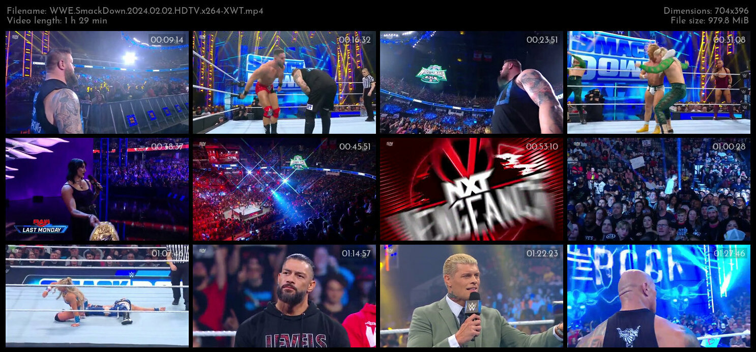 WWE SmackDown 2024 02 02 HDTV x264 XWT TGx