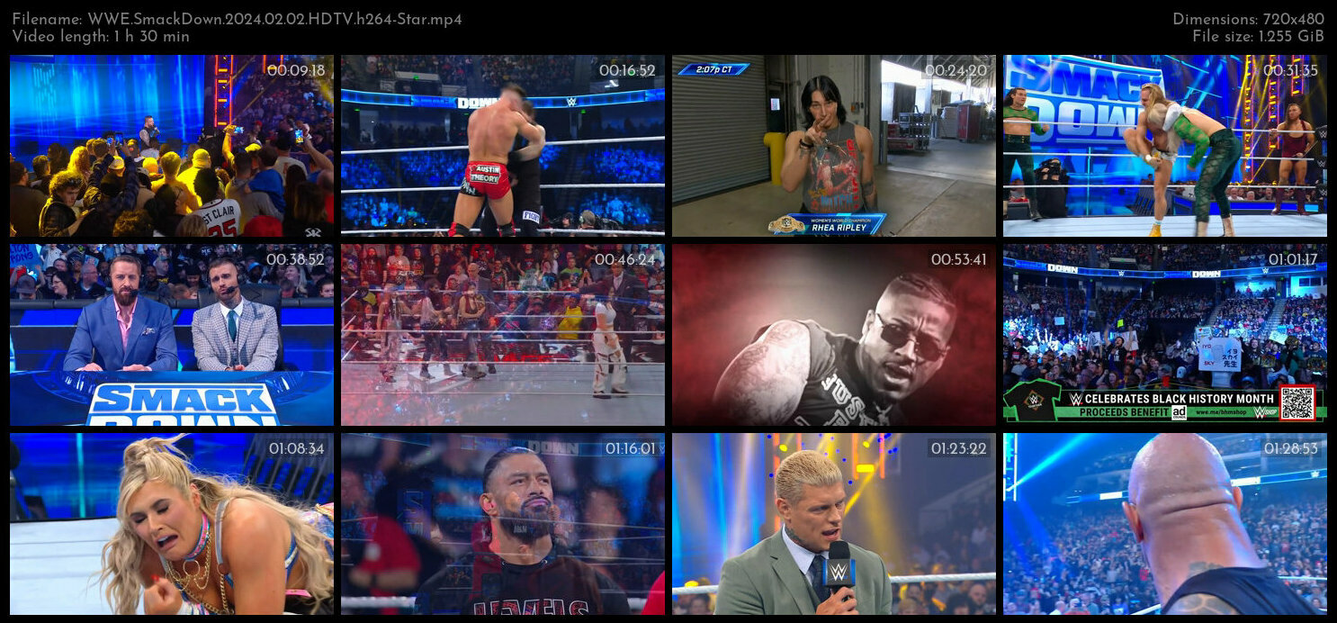 WWE SmackDown 2024 02 02 HDTV h264 Star TGx