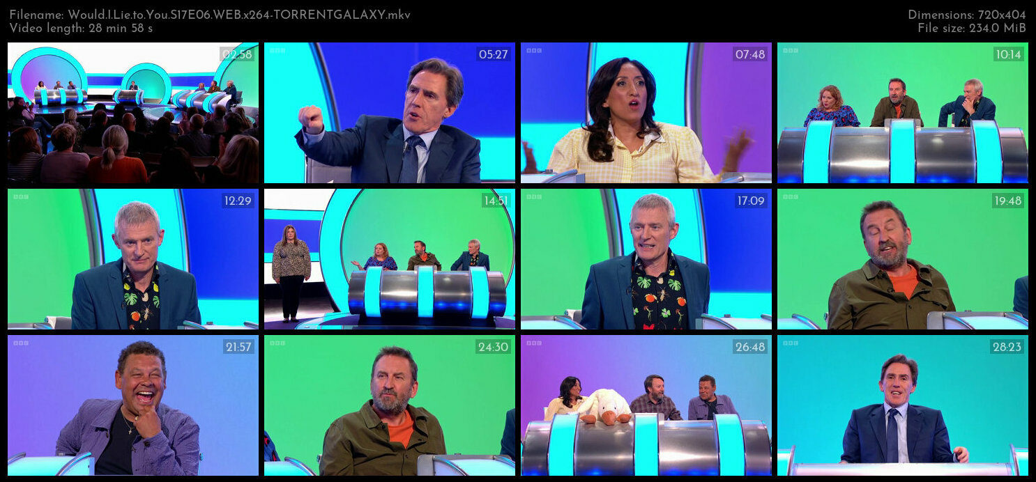 Would I Lie to You S17E06 WEB x264 TORRENTGALAXY