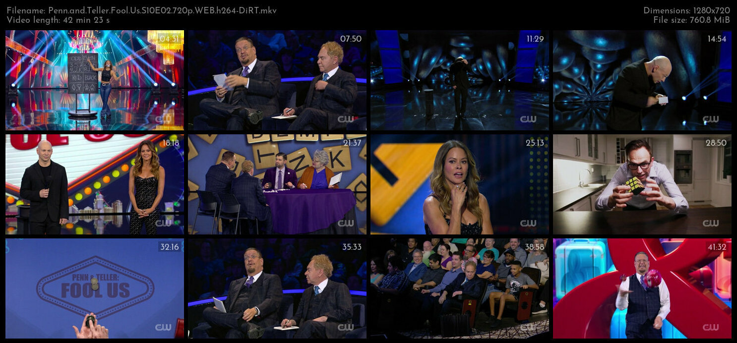 Penn and Teller Fool Us S10E02 720p WEB h264 DiRT TGx