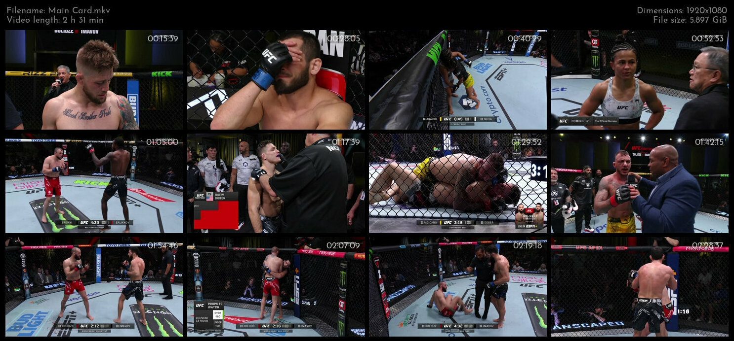 UFC Fight Night 235 TGx