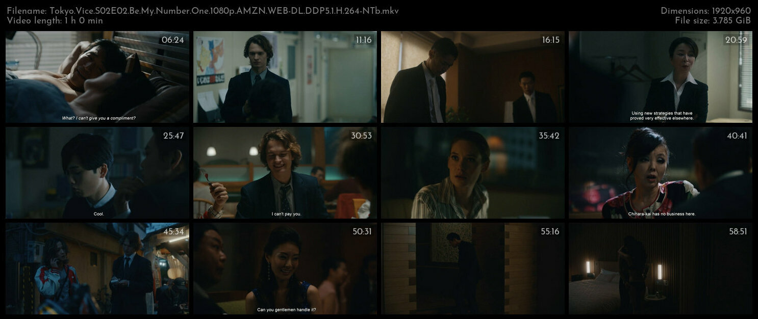 Tokyo Vice S02E02 Be My Number One 1080p AMZN WEB DL DDP5 1 H 264 NTb TGx