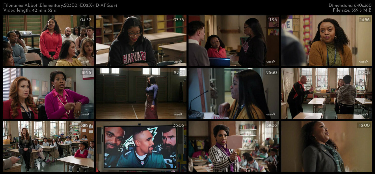 Abbott Elementary S03E01 E02 XviD AFG TGx