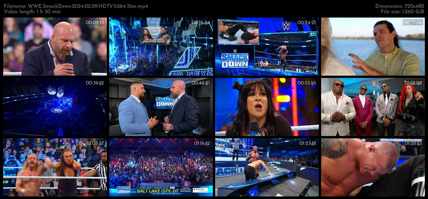 WWE SmackDown 2024 02 09 HDTV h264 Star TGx