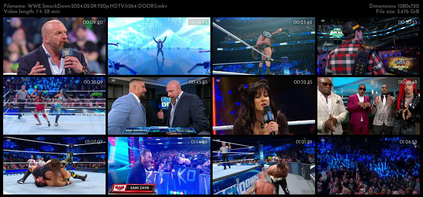 WWE SmackDown 2024 02 09 720p HDTV h264 DOORS TGx