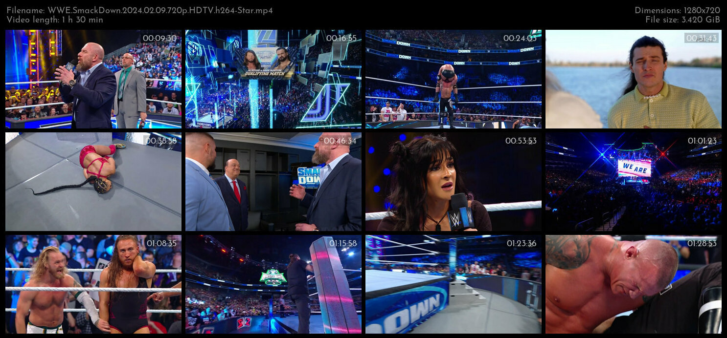 WWE SmackDown 2024 02 09 720p HDTV h264 Star TGx