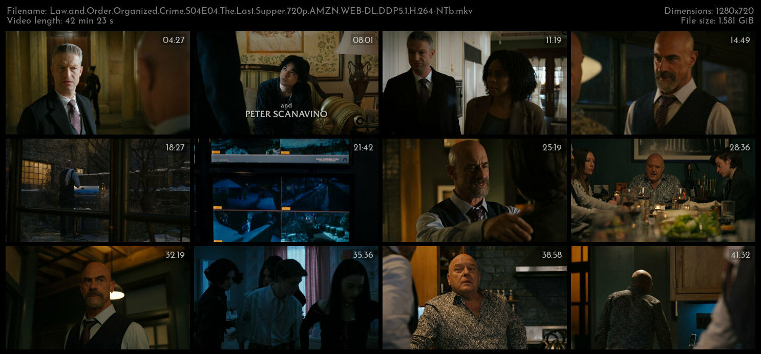 Law and Order Organized Crime S04E04 The Last Supper 720p AMZN WEB DL DDP5 1 H 264 NTb TGx