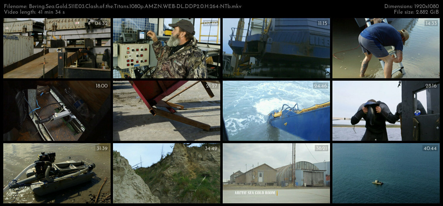Bering Sea Gold S11E03 Clash of the Titans 1080p AMZN WEB DL DDP2 0 H 264 NTb TGx