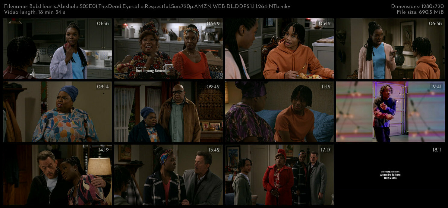 Bob Hearts Abishola S05E01 The Dead Eyes of a Respectful Son 720p AMZN WEB DL DDP5 1 H 264 NTb TGx